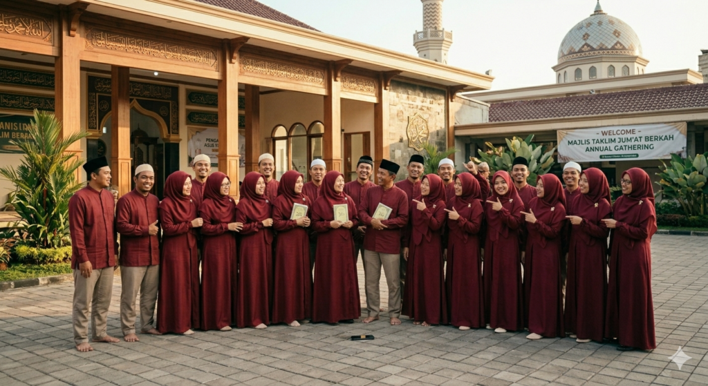Seragam Pengajian Maroon